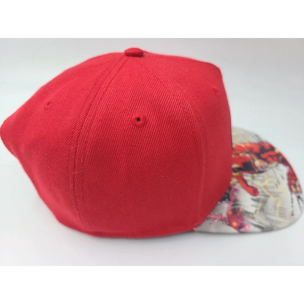 Youth The Flash DC Comics Snapback Hat Cap Comic Book Superhero Boys Girls‎ Red